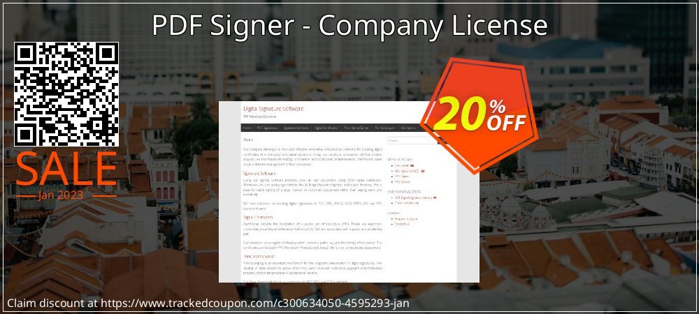 PDF Signer - Company License coupon on Constitution Memorial Day discounts