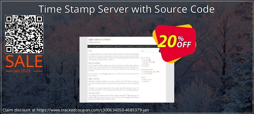Time Stamp Server with Source Code coupon on Tell a Lie Day offer