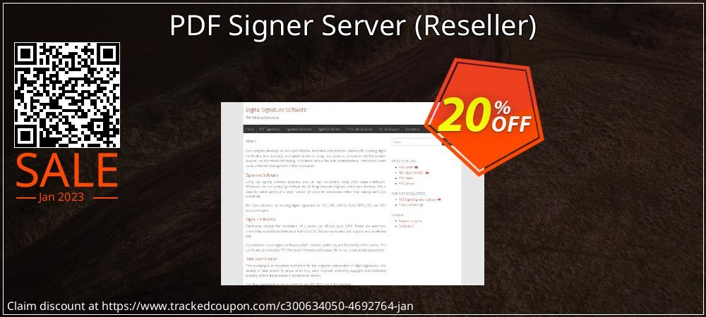 PDF Signer Server - Reseller  coupon on Tell a Lie Day discounts