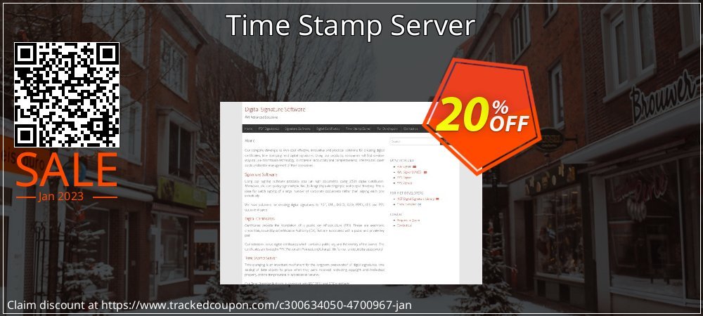 Time Stamp Server coupon on April Fools' Day offer