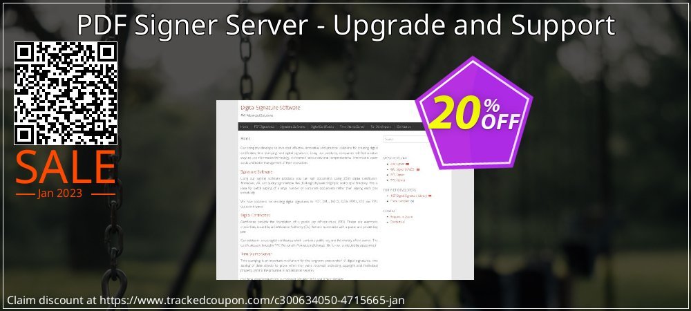 PDF Signer Server - Upgrade and Support coupon on National Walking Day discount