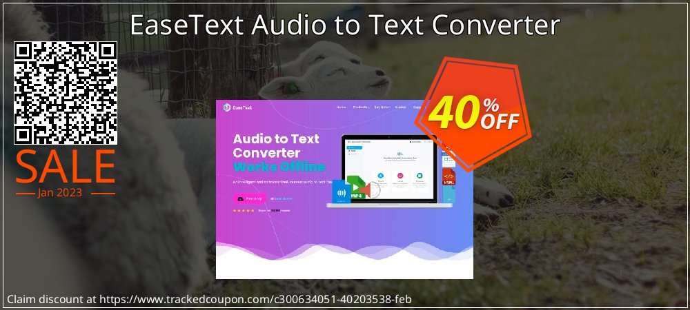 EaseText Audio to Text Converter coupon on Easter Day offering discount