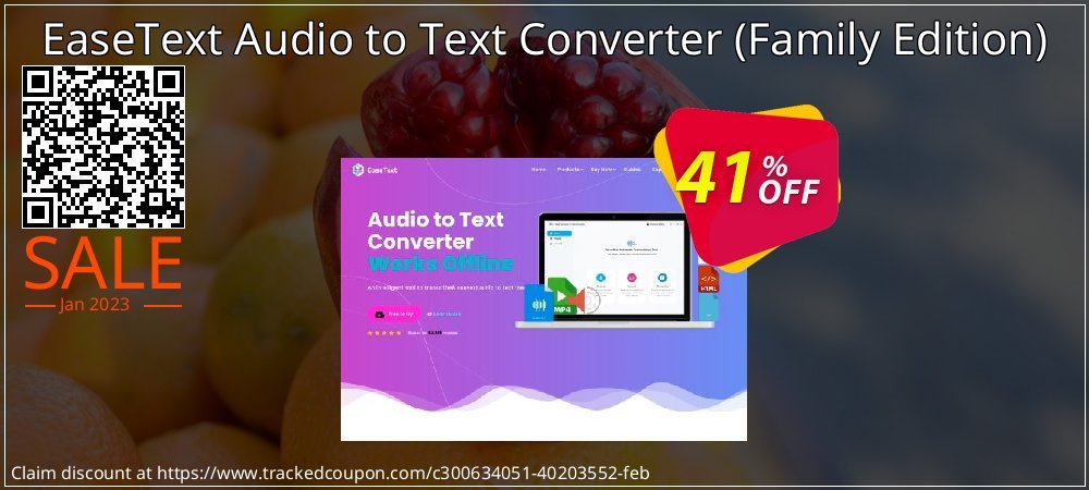 EaseText Audio to Text Converter - Family Edition  coupon on April Fools' Day sales