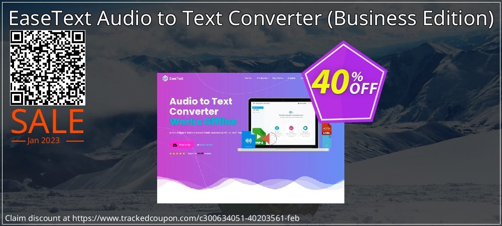 EaseText Audio to Text Converter - Business Edition  coupon on World Party Day sales