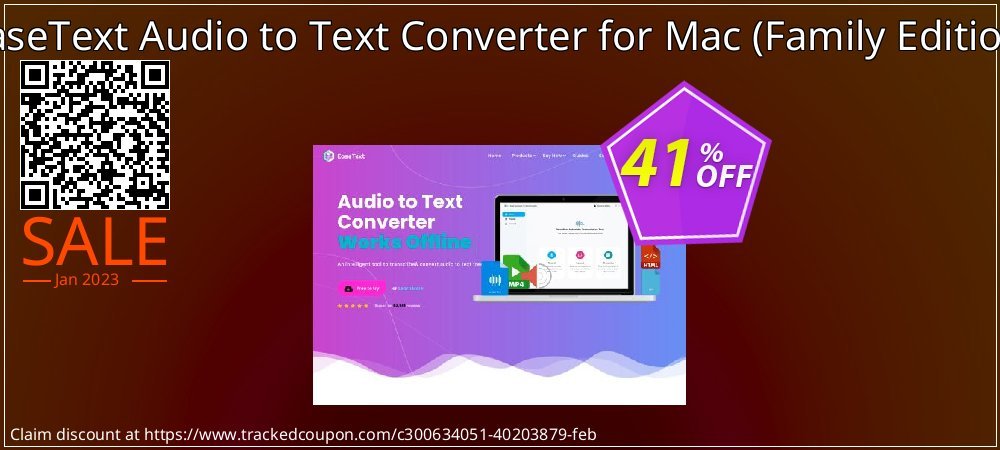 EaseText Audio to Text Converter for Mac - Family Edition  coupon on Earth Hour offer