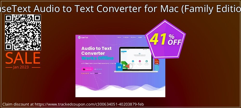 EaseText Audio to Text Converter for Mac - Family Edition  coupon on Tell a Lie Day discount