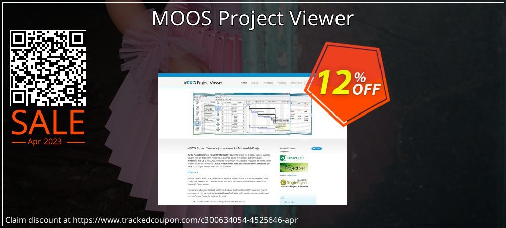 MOOS Project Viewer coupon on World Party Day offering sales