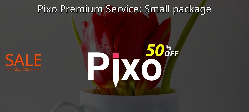 Pixo Premium Service: Small package coupon on April Fools' Day deals