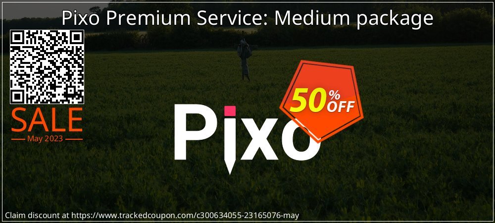 Pixo Premium Service: Medium package coupon on National Cheese Day super sale