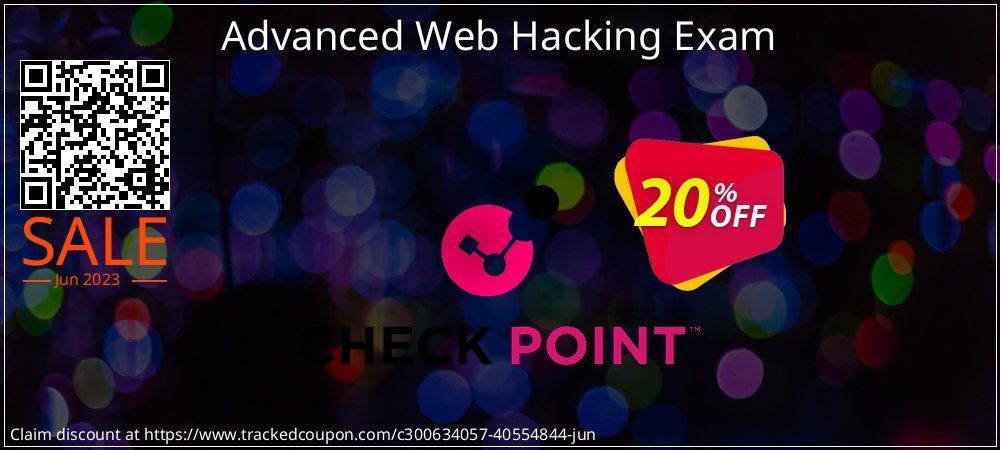 Advanced Web Hacking Exam coupon on Tell a Lie Day deals
