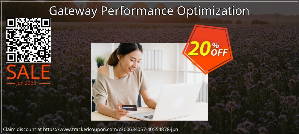 Gateway Performance Optimization coupon on Constitution Memorial Day sales