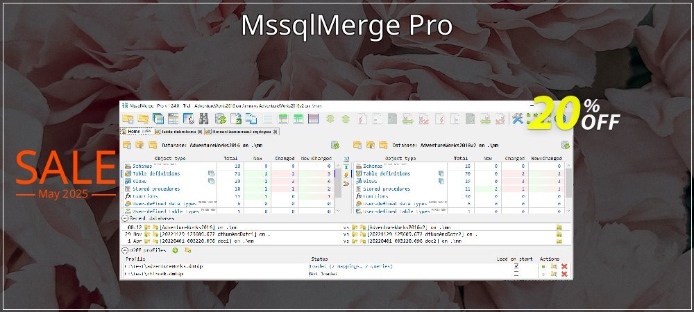MssqlMerge Pro coupon on Mother's Day discounts