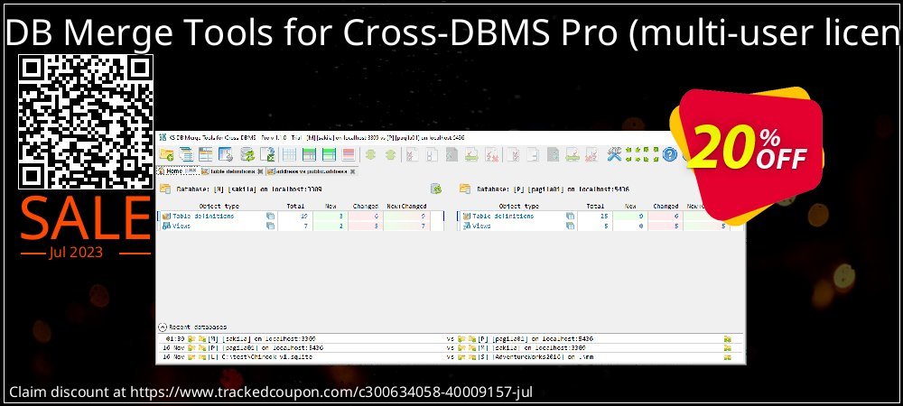 KS DB Merge Tools for Cross-DBMS Pro - multi-user license  coupon on Working Day offering discount