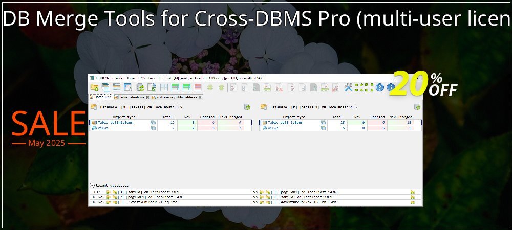 KS DB Merge Tools for Cross-DBMS Pro - multi-user license  coupon on National Memo Day offering discount