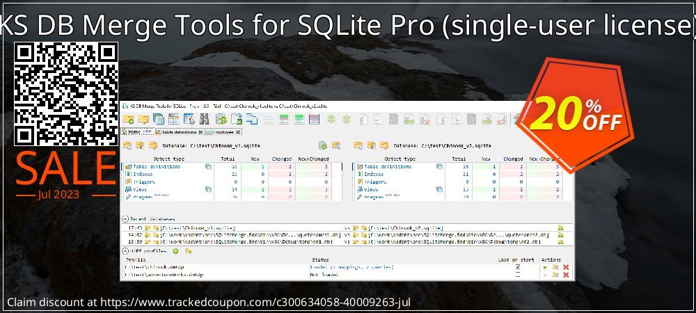 KS DB Merge Tools for SQLite Pro coupon on Constitution Memorial Day offer