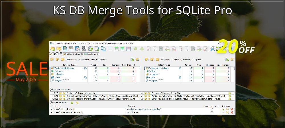 KS DB Merge Tools for SQLite Pro coupon on Constitution Memorial Day offer