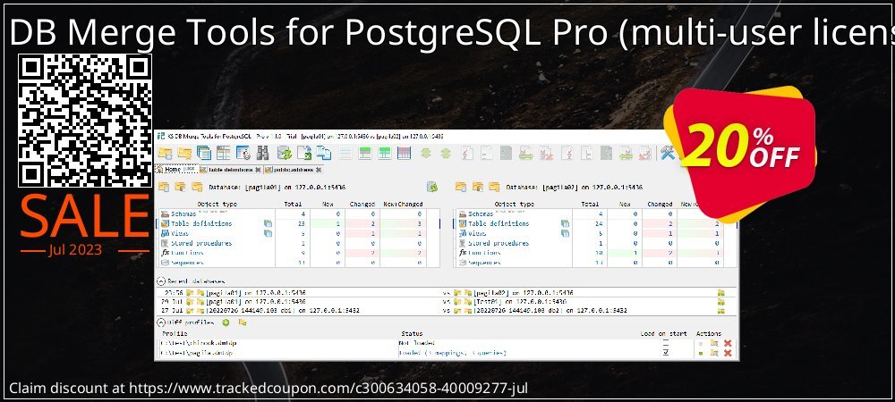 KS DB Merge Tools for PostgreSQL Pro - multi-user license  coupon on Working Day discounts