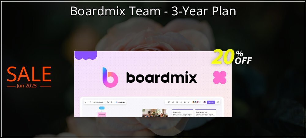 Boardmix Team - 3-Year Plan coupon on Easter Day sales