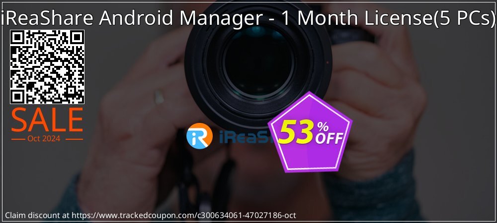 iReaShare Android Manager - 1 Month License - 5 PCs  coupon on National Loyalty Day discounts
