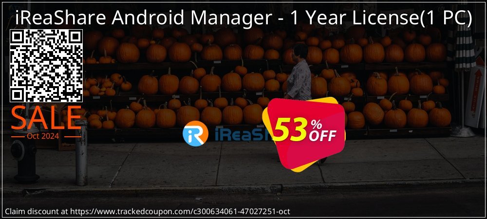 iReaShare Android Manager coupon on National Loyalty Day sales