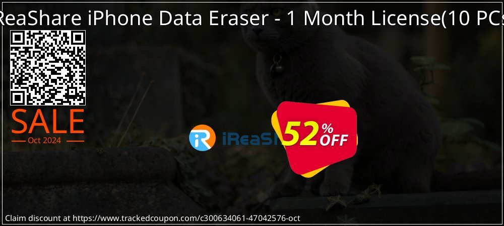 iReaShare iPhone Data Eraser - 1 Month License - 10 PCs  coupon on National Loyalty Day discounts