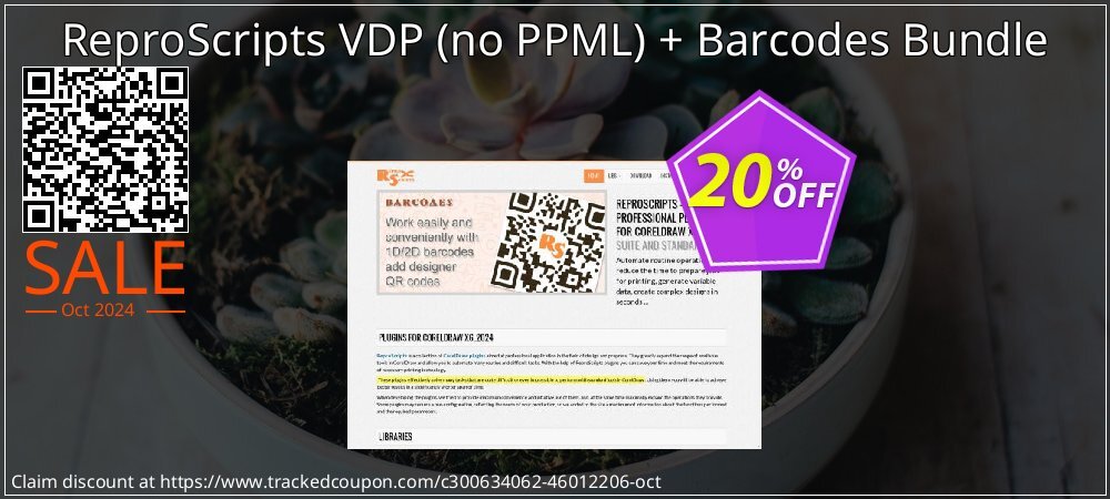 ReproScripts VDP - no PPML + Barcodes Bundle coupon on National Loyalty Day discount