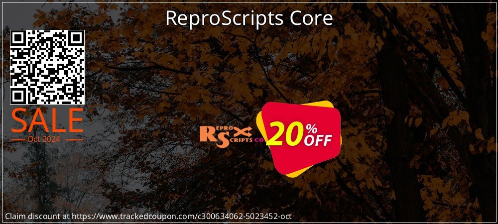 ReproScripts Core coupon on Working Day discount