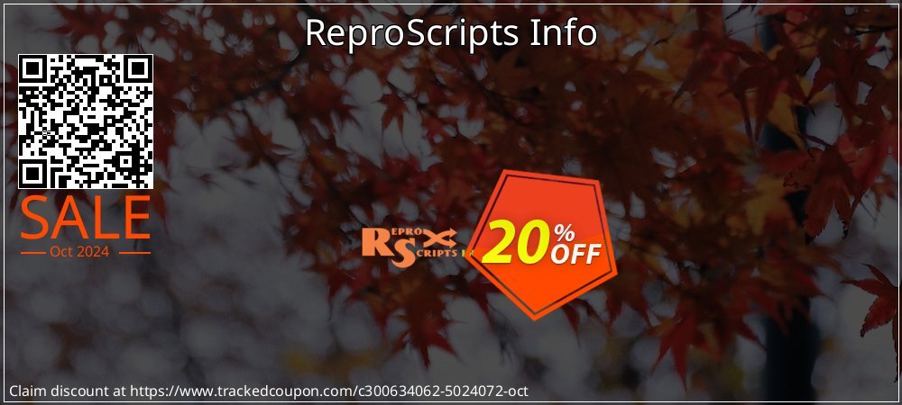 ReproScripts Info coupon on Working Day offer