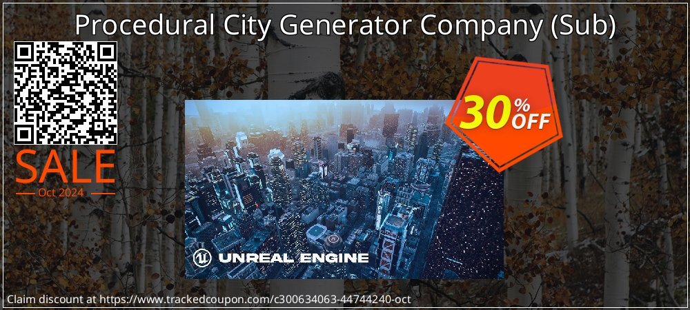 Procedural City Generator Company - Sub  coupon on Mother Day discount