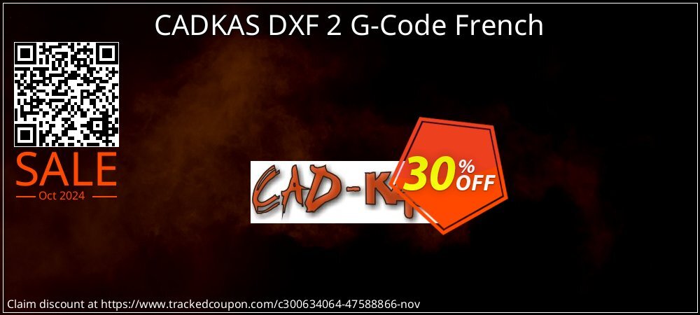 CADKAS DXF 2 G-Code French coupon on National Loyalty Day sales