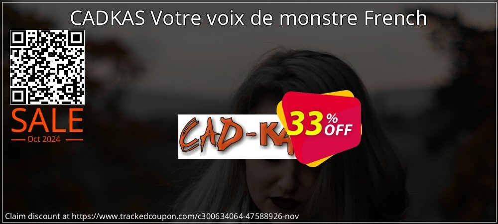 CADKAS Votre voix de monstre French coupon on National Loyalty Day super sale