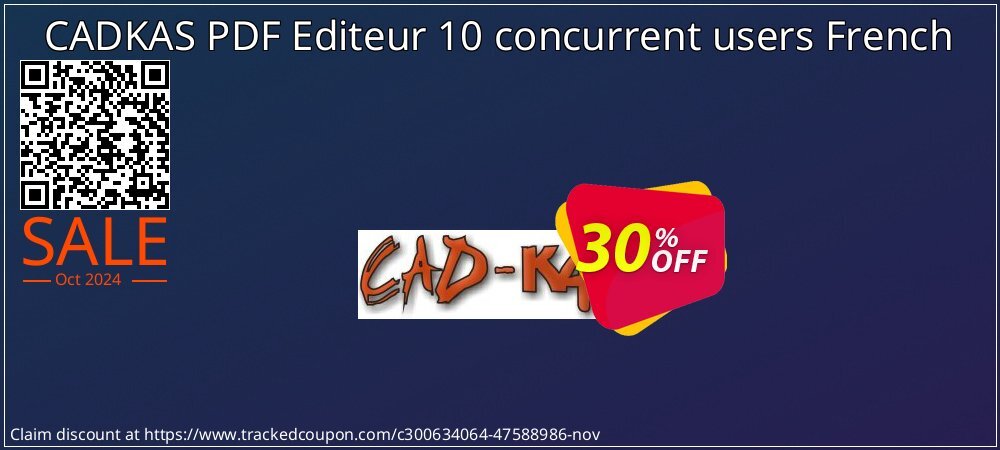 CADKAS PDF Editeur 10 concurrent users French coupon on National Loyalty Day discount