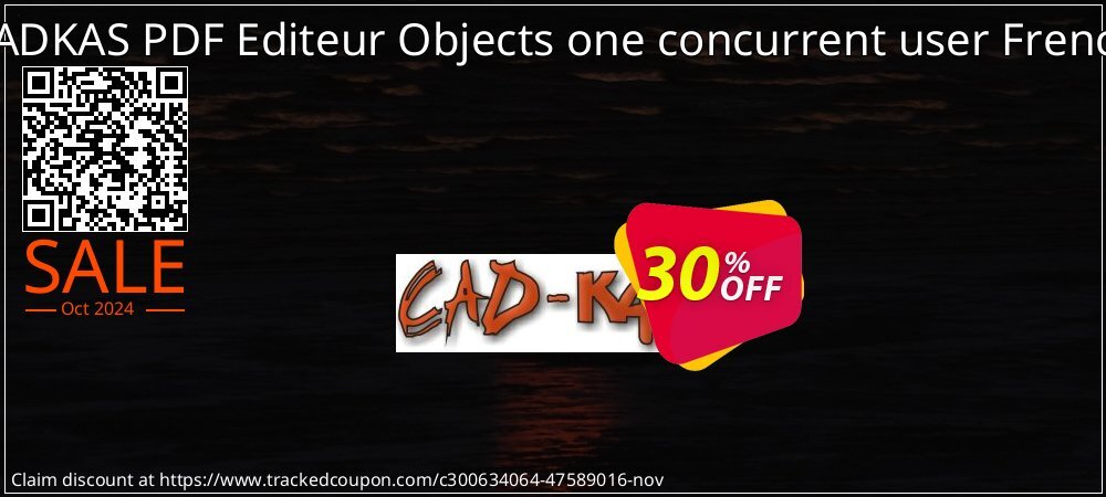 CADKAS PDF Editeur Objects one concurrent user French coupon on National Loyalty Day super sale