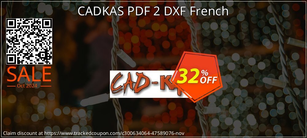 CADKAS PDF 2 DXF French coupon on National Loyalty Day discount