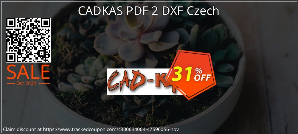 CADKAS PDF 2 DXF Czech coupon on National Loyalty Day promotions