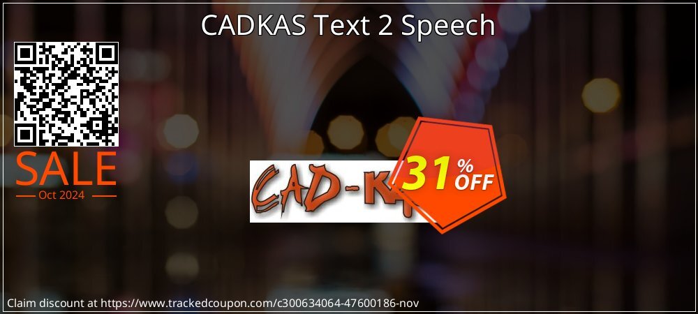 CADKAS Text 2 Speech coupon on National Loyalty Day discounts