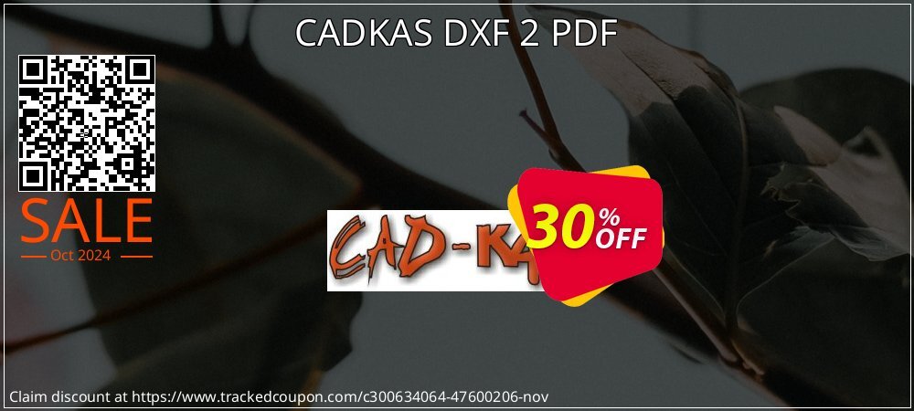 CADKAS DXF 2 PDF coupon on National Loyalty Day sales