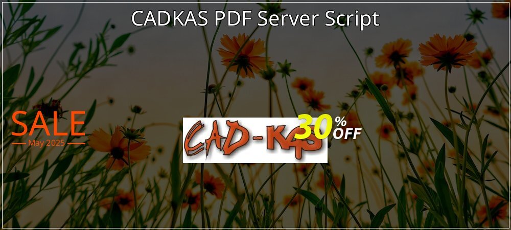CADKAS PDF Server Script coupon on World Whisky Day offering sales