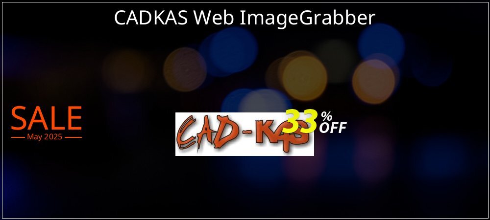 CADKAS Web ImageGrabber coupon on World Whisky Day super sale