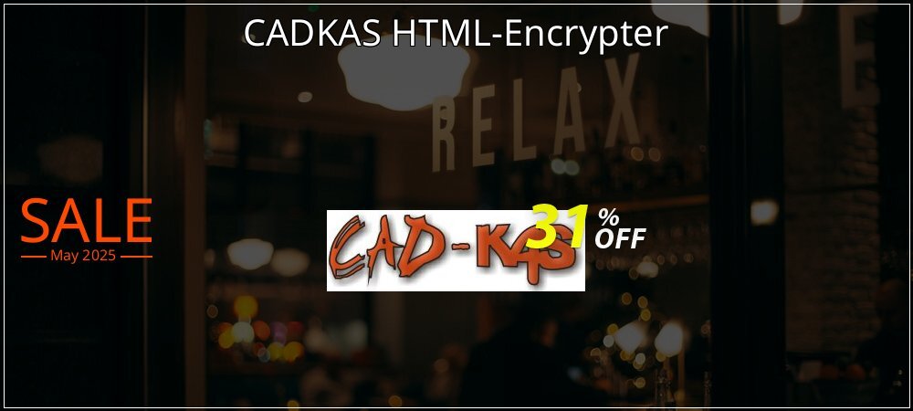 CADKAS HTML-Encrypter coupon on World Whisky Day offer