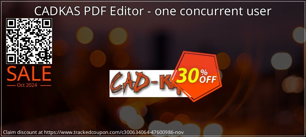 CADKAS PDF Editor - one concurrent user coupon on National Loyalty Day super sale