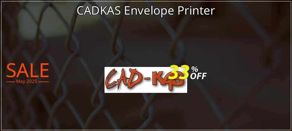 CADKAS Envelope Printer coupon on World Whisky Day promotions