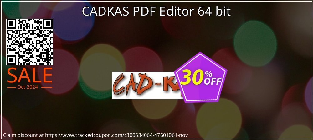 CADKAS PDF Editor 64 bit coupon on National Loyalty Day sales
