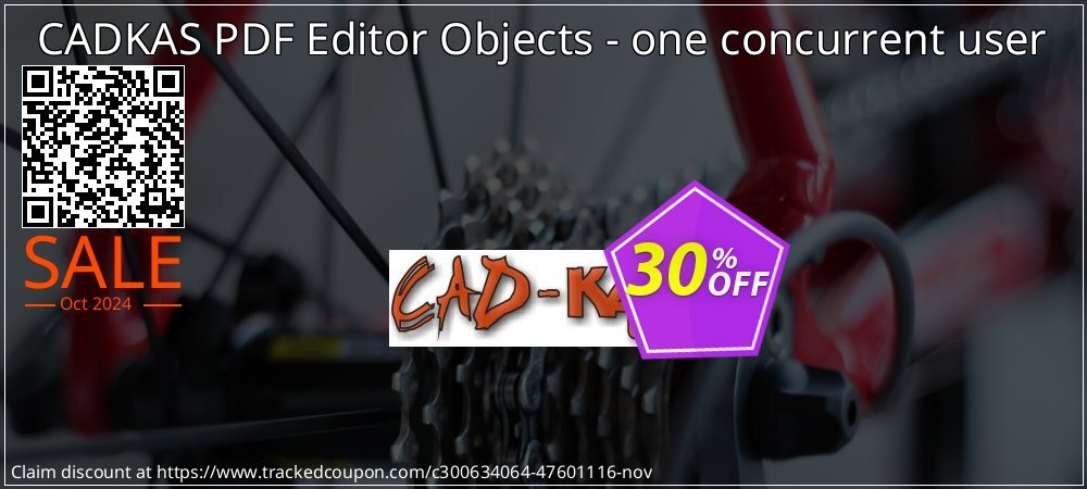 CADKAS PDF Editor Objects - one concurrent user coupon on National Loyalty Day deals