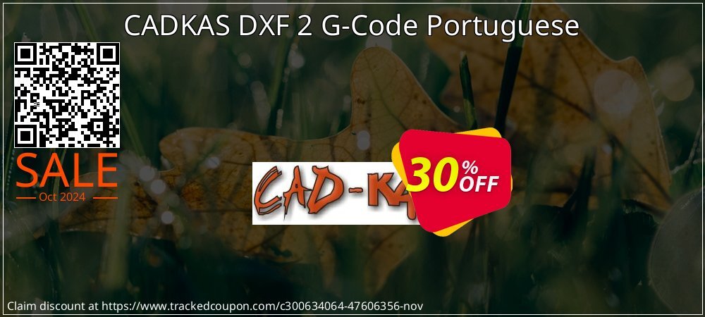CADKAS DXF 2 G-Code Portuguese coupon on National Loyalty Day discount