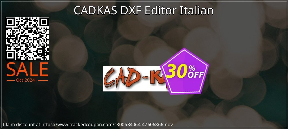 CADKAS DXF Editor Italian coupon on National Loyalty Day sales