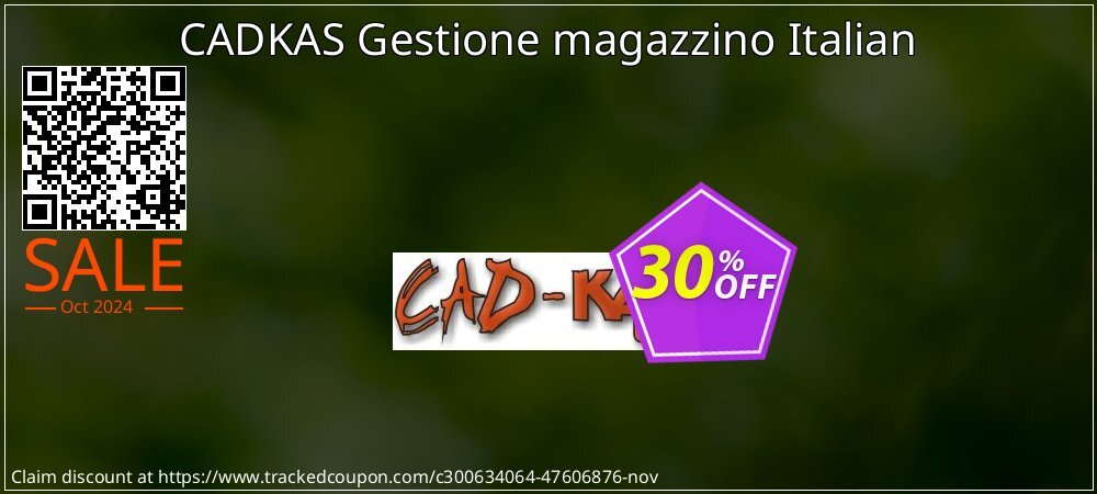 CADKAS Gestione magazzino Italian coupon on National Loyalty Day deals