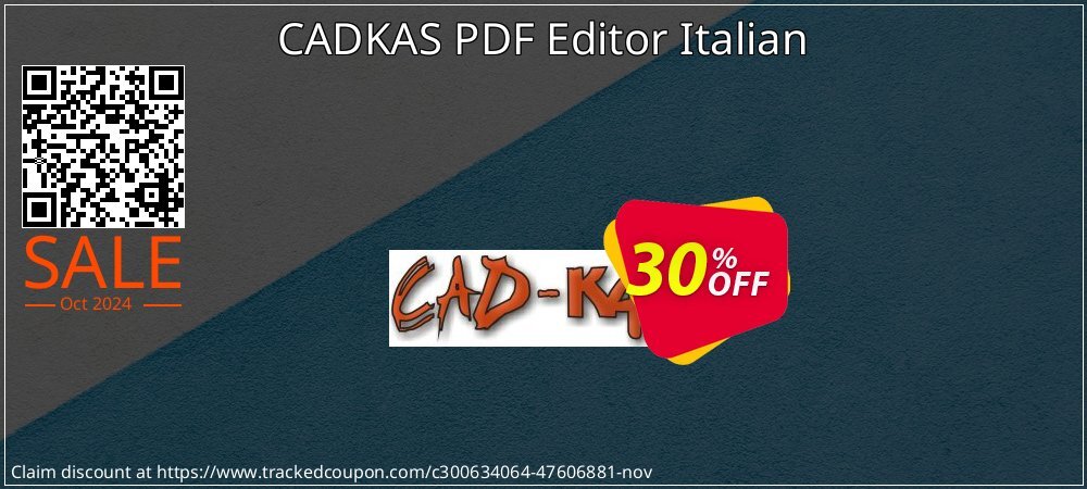 CADKAS PDF Editor Italian coupon on National Loyalty Day super sale
