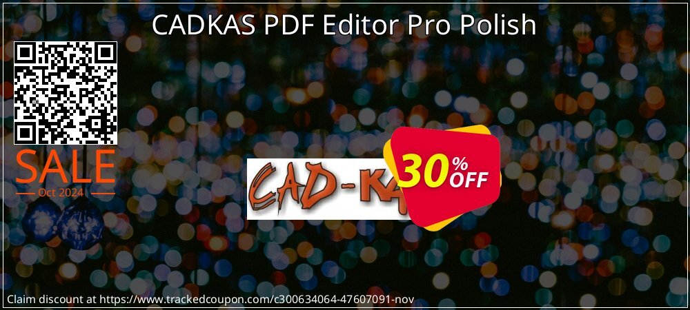 CADKAS PDF Editor Pro Polish coupon on National Loyalty Day sales