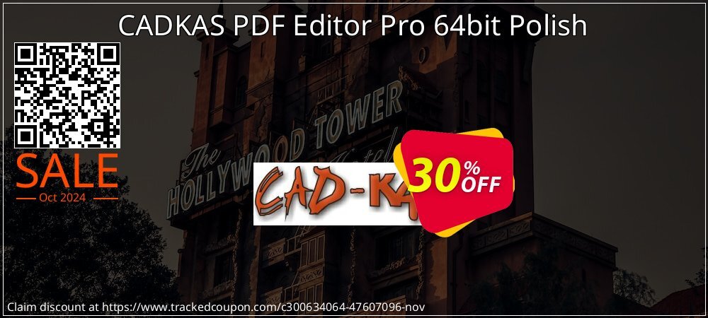 CADKAS PDF Editor Pro 64bit Polish coupon on National Loyalty Day offering sales